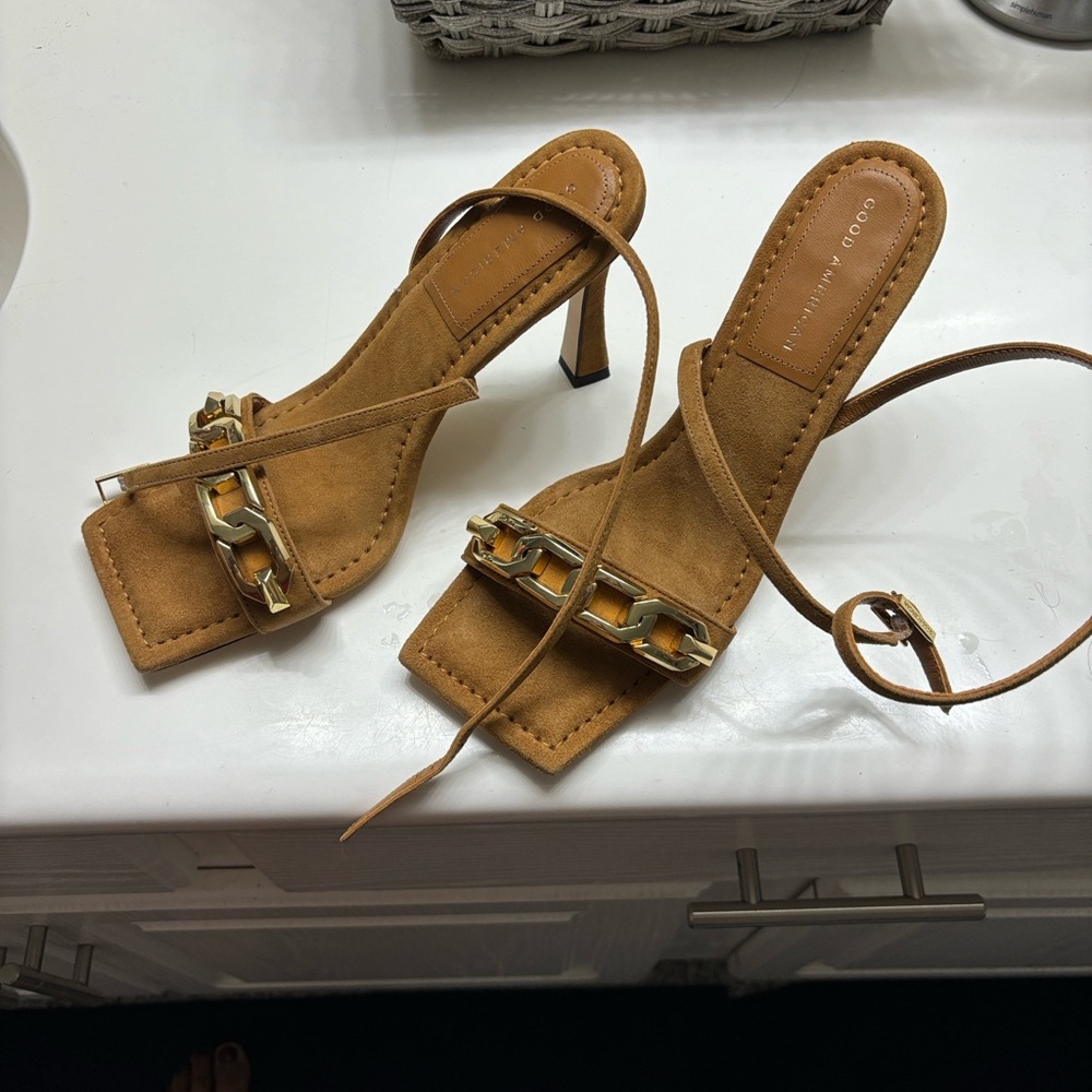 Good American Tan Women's Sandals